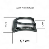 Kemer Tokası 3,9 cm Siyah Nikel 1 Adet - 3