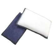 IRONCHEMICAL Scrubpad Cleaning Pad 10x13 cm – Lüks Deri ve Plastik Temizlik Süngeri (Çift Yüzeyli) - 1