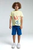 Roly Poly Crab Erkek Çocuk Regular Kalıp Kısa Kol Bermuda Şortlu Pijama Takım thumbnail 1