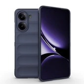 Zore Xiaomi ile uyumlu Poco X7 Pro Kılıf Esnek TPU Oyuklu Arka Yüzey Tasarımlı Etnik Silikon Kapak thumbnail 3