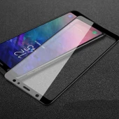 Zore Galaxy ile uyumlu A6 2018 Kenarları Kırılmaya Dayanıklı Cam Ekran Koruyucu - 7