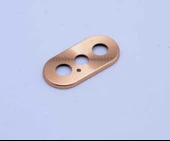 Zore Apple ile uyumlu iPhone X Metal Kamera Koruyucu - 9