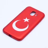Zore Galaxy ile uyumlu J2 Pro 2018 Kılıf Bayrak Silikon - 1