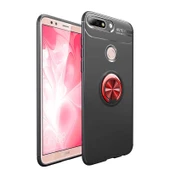 Zore Huawei ile uyumlu Y7 2018 Kılıf Ravel Silikon Kapak - 1