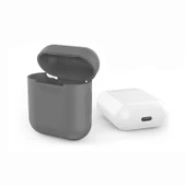 Zore Apple ile uyumlu Airpods ile uyumlu Standart Silikon Kılıf - 11