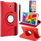 Zore Galaxy ile uyumlu Tab 4 7.0 T230 Dönebilen Standlı Kılıf thumbnail 4