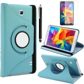 Zore Galaxy ile uyumlu Tab 4 7.0 T230 Dönebilen Standlı Kılıf thumbnail 2