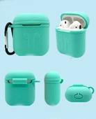 Zore Apple ile uyumlu Airpods ile uyumlu Askılı Silikon - 2