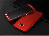 Zore Galaxy ile uyumlu S8 Plus Kılıf 360 3 Parçalı Rubber Kapak - 6