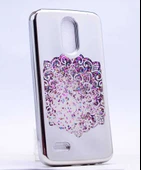 Zore LG ile uyumlu Stylus 3 Kılıf Lazer Çiçekli Sıvılı Silikon - 7
