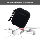 Zore Apple ile uyumlu Airpods ile uyumlu Askılı Silikon - 5