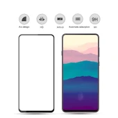 Zore Galaxy ile uyumlu A80 Kenarları Kırılmaya Dayanıklı Cam Ekran Koruyucu - 3