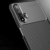 Zore Huawei ile uyumlu Honor 20 Kılıf Negro Silikon Kapak - 4