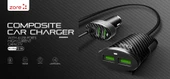 Zore ZR-C502 2+2 Araç Şarj Seti thumbnail 2
