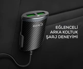Zore ZR-C502 2+2 Araç Şarj Seti thumbnail 5