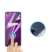 Zore Realme ile uyumlu 6 Pro Kenarları Kırılmaya Dayanıklı Cam Ekran Koruyucu - 4