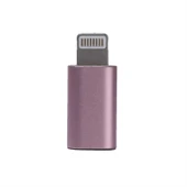 Zore iPhone 7-8 İçin Metal 01 5'li Lightning Dönüştürücü Set - 5