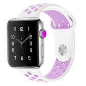 Zore Apple ile uyumlu Watch 38mm KRD-02 Silikon Kordon - 11