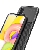Zore Galaxy ile uyumlu A01 Kılıf Negro Silikon Kapak - 5