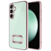 Zore Galaxy ile uyumlu A26 Kılıf Kamera Korumalı Logo Gösteren Omega Kapak - 5