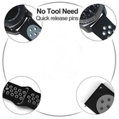 Zore Galaxy ile uyumlu Watch 42mm (20mm) KRD-02 Silikon Kordon - 6