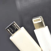 Zore Çiftli Lightning-Micro Kısa Usb Kablo thumbnail 2