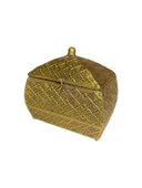 GOLD DİKDÖRTGEN KAPAKLI DEKOR KUTUSU - 3