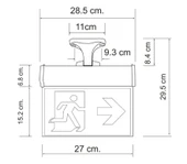 SEVİMSEL IŞIKLI YÖN TABELASI YUKARI YÖNLÜ - 2