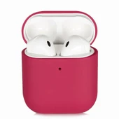 Zore Apple ile uyumlu Airpods ile uyumlu Kılıf Silk Silikon - 8