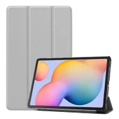 Zore Galaxy ile uyumlu Tab S6 Lite P610 Smart Cover Standlı 1-1 Kılıf thumbnail 5