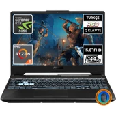 Tuf Gaming A15 FA506NC-HN050A3 Ryzen5 7535HS 16GB 512SSD RTX3050 15.6" Fullhd Freedos Taşınabilir Bilgisayar-CNT004 thumbnail 1
