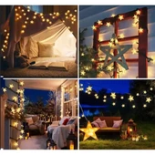 Solar 8 Fonksiyonlu 7 Metre 30 Yıldız LED thumbnail 2