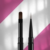 Staleks Çift Uçlu Sentetik Nail Art Liner Çizim ve Jel Fırçası 10-11mm NBE-03/06 thumbnail 1