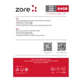Zore 3.0 Lightning Metal OTG 64 GB - 2