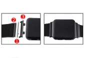 Zore Oppo ile uyumlu Watch 46mm 22mm Metal Kordon Dönüştürücü - 5