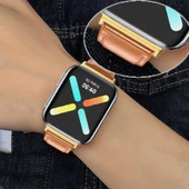 Zore Oppo ile uyumlu Watch 46mm 22mm Metal Kordon Dönüştürücü - 2