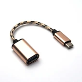 Zore Kablolu Metal Type-C Otg - 6