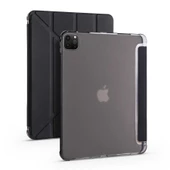 Zore Apple ile uyumlu iPad Pro 12.9 2020 (4.Nesil) Kılıf Tri Folding Kalem Bölmeli Standlı Kılıf - 7