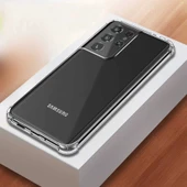 Zore Galaxy ile uyumlu S21 Ultra Kılıf Nitro Anti Shock Silikon - 7