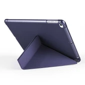 Zore Apple ile uyumlu iPad 9.7 2018 (6.Nesil) Kılıf Tri Folding Kalem Bölmeli Standlı Kılıf - 5