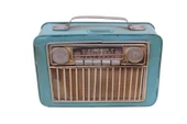 Dekoratif Metal Radyo Kumbaralı Hediyelik - 2
