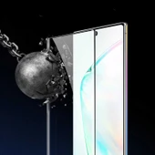 Zore Galaxy ile uyumlu Note 10 Kavisli Full Yapışkanlı Cam Ekran Koruyucu - 5