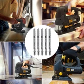 CAT DA06001 5 Parça Profesyonel Ahşap Hızlı/Kaba Kesim Dekupaj Testere Bıçağı, Ucu - 3