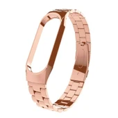 Zore Xiaomi ile uyumlu Mi Band 6 KRD-04 Metal Kordon - 7