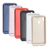 Zore Huawei ile uyumlu P Smart 2019 Kılıf 360 3 Parçalı Rubber Kapak - 3