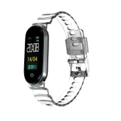 Zore Xiaomi ile uyumlu Mi Band 6 KRD-27 Silikon Kordon - 9