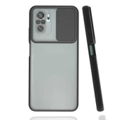 Zore Xiaomi ile uyumlu Redmi Note 10 Kılıf Lensi Kapak - 4