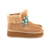 GUJA 24K400-1 BİLEK BOY KÜRKLÜ HAFİF DERİ KADIN BOT thumbnail 1