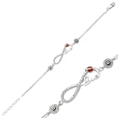925 Ayar Gümüş Sonsuzluk Love Bileklik BR0460130 - 1