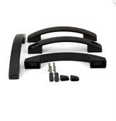 SMD Duşakabin Kapı Kulpu Siyah 4'lü Set thumbnail 1